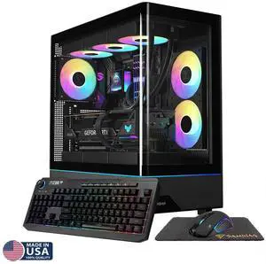 Gigatech Gaming Omega 3 Gaming PC Desktop Bundle - Core Ultra 7 265K, RTX 5070, 32GB DDR5, 2TB SSD, RGB, Windows 11, Wi-Fi, Monitor Gigatech Gaming Omega 3 Gaming PC Desktop Bundle - Core Ultra 7 265K, RTX 5070, 32GB DDR5, 2TB SSD, RGB, Windows 11, Wi-Fi, Monitor