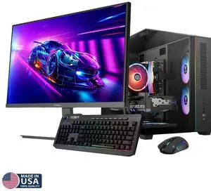 Gigatech Gaming Titan 5 Gaming PC Desktop Bundle - AMD Ryzen 7 5700, NVIDIA GeForce RTX 5060 Ti, 16GB DDR4, 512GB SSD, RGB, Windows 11, Wi-Fi, Monitor Gigatech Gaming Titan 5 Gaming PC Desktop Bundle - AMD Ryzen 7 5700, NVIDIA GeForce RTX 5060 Ti, 16GB DDR4, 512GB SSD, RGB, Windows 11, Wi-Fi, Monitor