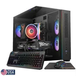 Gigatech Gaming Titan 5 Gaming PC Desktop - Core Ultra 5 245K, RTX 5060, 64GB DDR5, 2TB SSD, RGB, Windows 11, Wi-Fi Gigatech Gaming Titan 5 Gaming PC Desktop - Core Ultra 5 245K, RTX 5060, 64GB DDR5, 2TB SSD, RGB, Windows 11, Wi-Fi