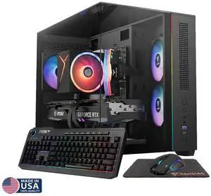 Gigatech Gaming Titan 7 Gaming PC Desktop - Core Ultra 7 265K, RTX 5060 TI, 64GB DDR5, 1TB SSD, RGB, Windows 11, Wi-Fi Gigatech Gaming Titan 7 Gaming PC Desktop - Core Ultra 7 265K, RTX 5060 TI, 64GB DDR5, 1TB SSD, RGB, Windows 11, Wi-Fi