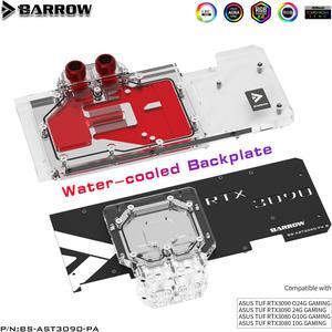 Barrow 3090 3080 Water Block Backplane Block for ASUS TUF 3090 3080 Gaming, All Around Cooler Backplate , BS-AST3090-PA B