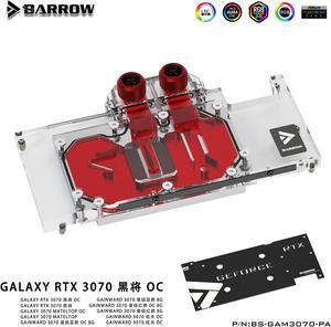 Barrow 3070 GPU Water Block for GALAX Geforce RTX 3070 MATELTOP, Full Cover ARGB GPU Cooler, BS-GAM3070-PA