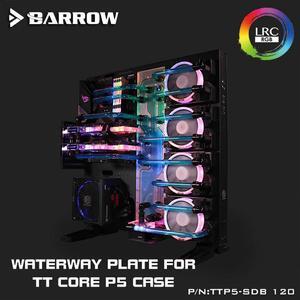 Barrow TTP5-SDB-120, Waterway Boards For TT Core P5 Case, For Intel CPU Water Block & Single/Double GPU Building