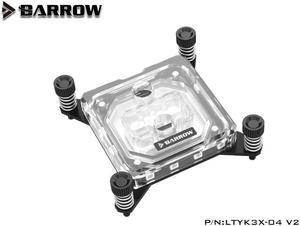 Barrow LTYK3X-04-V2, For Intel X99/X299 CPU Water Blocks, LRC RGB v2 Acrylic Microcutting Microwaterway Water Cooling Block Intel X99/X299