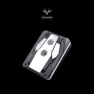 Granzon Advanced CPU Block With Temperature Display For  AMD Ryzen3/5/7/9/ThreadRipper, Water Cooling Cooler  GAMS AMD Platform
