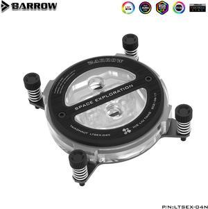 Barrow Astronaut Series CPU Water Block For Intel, Acrylic Liquid Cooling System Micro Waterway LTSEX-04N