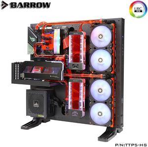 Barrow Water Cooling Kit for TT P5 Case, For Computer CPU/GPU Liquid Cooling, Cooler For PC, TTP5-HS AMD AM4 AM3