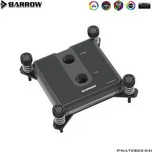 Barrow POM CPU Block, For Intel and AMP CPU, LRC 2.0 Acrylic Micro Waterway Water Cooling Cooler, LTCP03-04I LTCP03A-04N