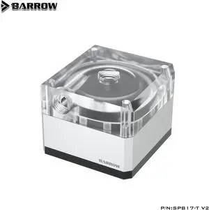 Barrow Basic Edition 17W PWM Pump, Multiple Color Cover, Special For Barrow Distro Plate SPB17-T V2 Silver