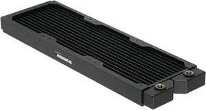 Barrow 360mm Copper Radiator With 28mm Thick G1/4" Thread, Black High-density Radiator For Computer Water Cooling system, 360 Black  Dabel-28b 360