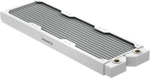 Barrow 360mm Copper Radiator With 28mm Thick G1/4" Thread, White High-density Radiator For Computer Water Cooling system, 360 White Dabel-28a 360