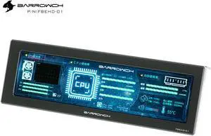 Barrow External Expansion Display Screen, With 8.8 Inches 1920*480px Multifunction Synchronous Monitoring Interface, FBEHD-01 Black