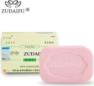 ZuDaifu Sulfur Soap Psoriasis Eczema Exfoliating Facial Cleanser Oil Control Anti-Fungal Soap Acne