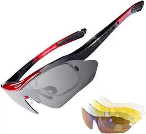 RockBros Polarized Sports Sunglasses UV Protection Cycling Glasses Outdoor