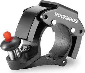 ROCKBROS Bike Bells Hidden MTB Bells Bicycle Bells for 22.2mm Handlebars, More than 100dB, Clear & Long Sound Ringer, Mountain Bike, Scooter, Youth Bike