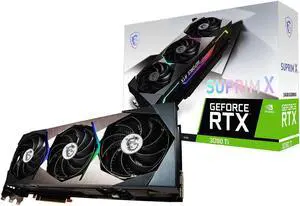 MSI Suprim GeForce RTX 3090 Ti 24GB GDDR6X PCI Express 4.0 SLI Support ATX Video Card RTX 3090 TI SUPRIM X 24G