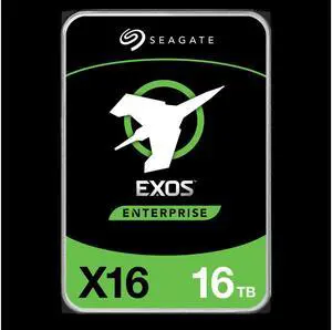 Seagate 16TB SED HDD Exos X16 7200 RPM SATA 6Gb/s 3.5-inch Enterprise Hard Drive  ST16000NM000G