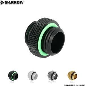 Barrow TB2D-MINI01 Male to Male Mini Fitting G1/4'' Black Silver White Gold Connection Adapter