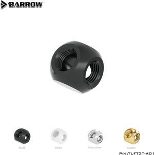 Barrow TLFT3T-A01 G1 / 4 "X3 black white silver Gold three links cubic Adaptors Water cooling accessories PC water cooling