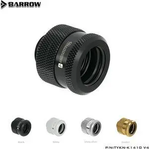 Barrow TYKN-K1410V4, OD14mm Hard Tube Fittings, G1/4 Adapters For OD14mm Hard Tubes