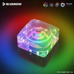 Barrow YBGTSR-V2, Acrylic Pump Threaded Top, LRC 2.0, For 17W/DDC Pump, For Install Reservoir Components To Work Independent
