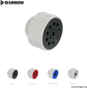 Barrow G1/4'' color brass Automatic+Manual exhaust valve air evacuation valve for computer water cooling system TPQZ-V2, Silver C set