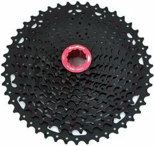 SunRace CSMX8 Wide Ratio Cassette 11-46T, 11 Speed, Black, XTE1379