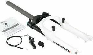 SPINNER GRIND 20" Suspension Fork 50 mm 1 1/8" Remote Lockout, White, ST1650