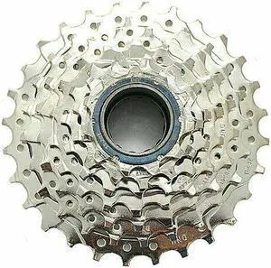 DNP 7 Speed Screw-on Freewheel Nickel Plate 11-28T, ST1780