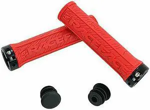 RaceFace Half Nelson Lock-on Grips, Red, RF1794