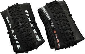 MAXXIS ASSEGAI M356RU MTB Folding Tire TR EXO+ 3C MaxxTerra 27.5x2.5" Tire,Black, 2 Tire, MX2130