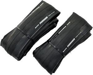 MAXXIS Pursuer M225P 700x28C Tire Road Racing Clincher Folding Tire 60TPI 115PSI, Black, 2 Tire, MX2218