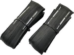 MAXXIS PURSUER M225 700x23C Tire Road Racing Clincher Folding Tire 60TPI 130PSI, Black, 2 Tire, MX2216