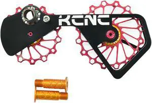 KCNC Road Oversized Pulley OSPW Cage For Shimano Ultegra/Dura Ace 6700/6770/6800/6870/7900/7970/9000/9070, Red, KOT32-R, SK2259