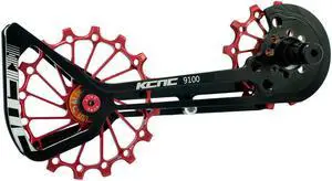 KCNC Road Oversized Pulley OSPW Cage For Shimano Dura-Ace/Ultegra R8000/R9100, Red, KOT39-001R, SK2262