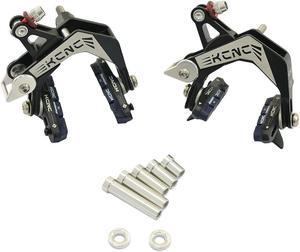KCNC CB9 Road Caliper Brake Set Front and Rear Designed For Road Bike Wide Wheel Rim, Black, SK2044