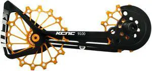 KCNC Road Oversized Pulley OSPW Cage For Shimano Dura-Ace/Ultegra R8000/R9100, Gold, KOT39-001G, SK2261