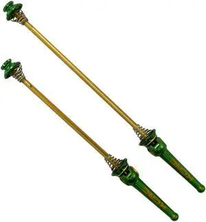 KCNC Grooving QR Road Titanium Axle Hub Skewer, Green, KQR05-001GR, SK2178