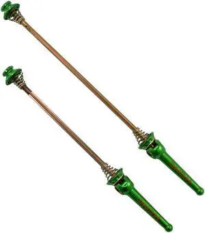 KCNC Grooving QR MTB Titanium Axle Hub Skewer, Green, KQR05-002GR, SK2243