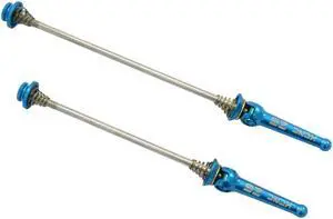 KCNC Z6 KQR Road Stainless Axle Hub Skewer, Blue, KQR-04-RD-BL, SK2113