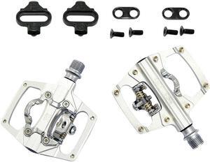 KCNC KPED09 Lightweight MTB Clipless Platform Pedals, Silver, KPED09-CR-S, SK2120