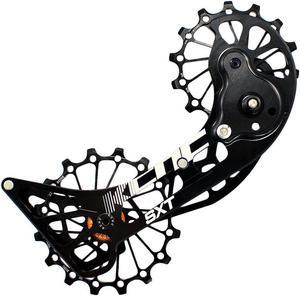 KCNC SXT MTB Cycling Bike Oversized Pulley Cage For Shimano M9000 and M8000, Black, KOT39-004, SK1959