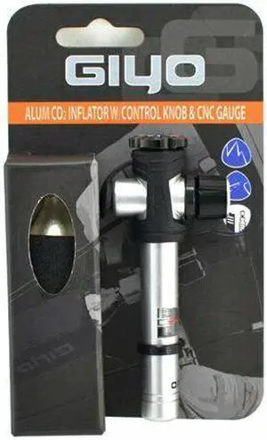 GIYO GC-09C Alum CO2 Inflator with Control Knob and CNC Gauge, ST1787