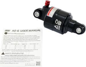 DNM AO-6 New Model with Air Chamber Vavle Mountain Bike Air Rear Shock 100 x 9mm, ST2441