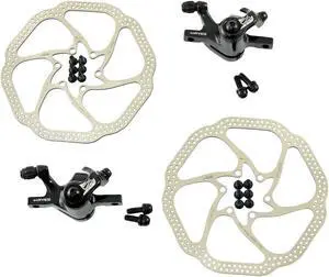 Hayes CX 5 Road Alloy Mechancial Disc Brake Set w/ AVID 160mm Rotor (F+R) ,Black, CL2448