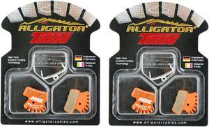 Alligator Turbo Disc Brake Pads For AVID XO Elixir 7/9 Trail, SRAM Guide 2016(Only Alligator Turbo Disc Brake Pad), 2 packs, AR2433