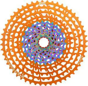 KCNC 12 Speed Cassette 9-52 Teeth For SRAM XD Body, Gold, KCS12-001G, SK2040
