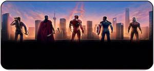 Cloth Mouse Pad,Professional Large Gaming Mouse Pad The Avengers Back Shadow Mouse Pad,Extended Size Desk Mat Non-slip Rubber Mouse Mat 35.4" x 15.7"