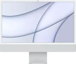 Apple iMac 24" (Spring 2021) - Silver (Apple M1 Chip / 7-Core GPU / 256GB SSD / 8GB RAM) - English