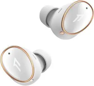 1MORE EVO Noise Cancelling Earbuds, Audiophile Headphones with Dual Drivers, Adaptive ANC, Bluetooth Headphones, HiFi Sound, LDAC, Hi-Res Audio, 6 Mics, 28H Playtime, Wireless Charging, White